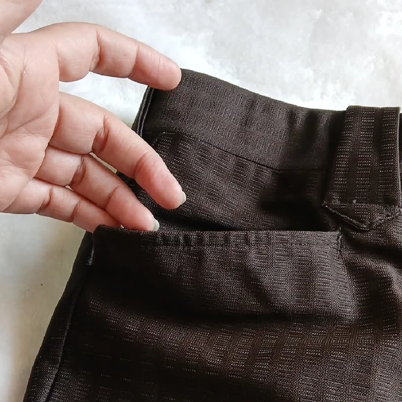 Men's Classic Dress Pants in Dark Brown - Picture 7 of 14